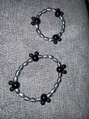 Handmade mommy and me Mickey bracelets